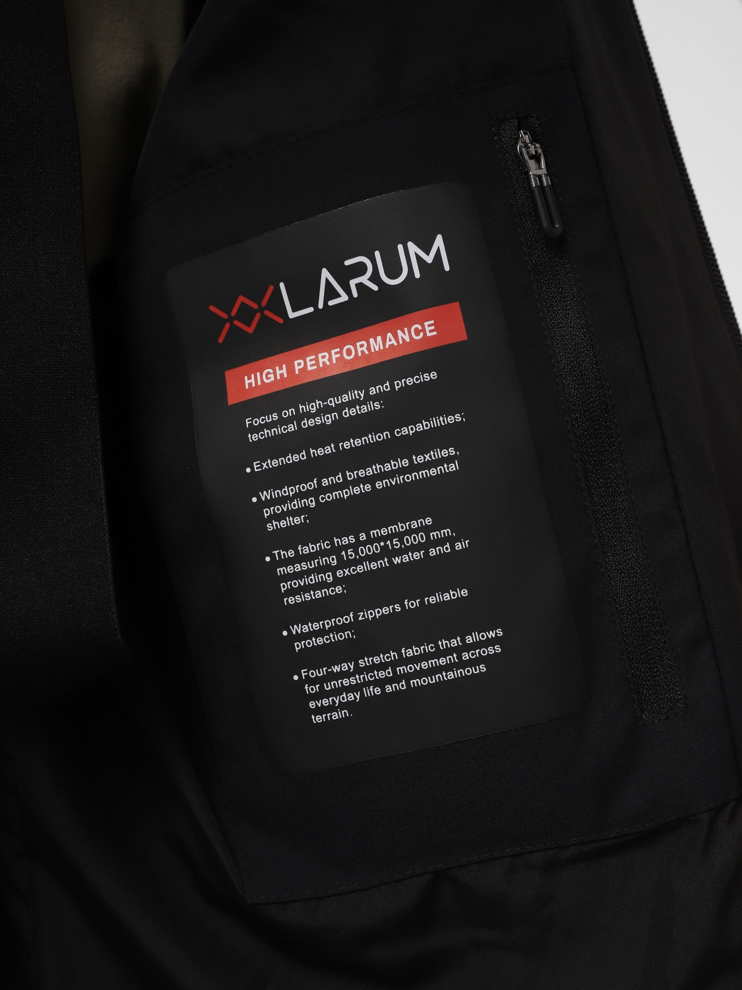 Куртка мужская Larum Avalanche черная 302501-010 изображение 6