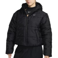 Куртка женская Nike W NSW TF SNFL NK CLSC PFR AOP черная FV7941-010 изображение 1