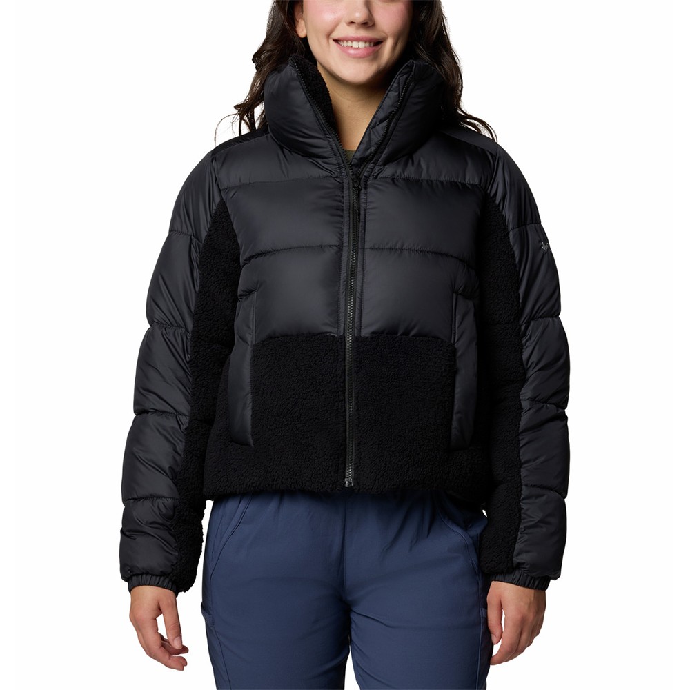 Куртка женская Columbia Leadbetter Point II Sherpa Hybrid сиреневая 2085601-010
