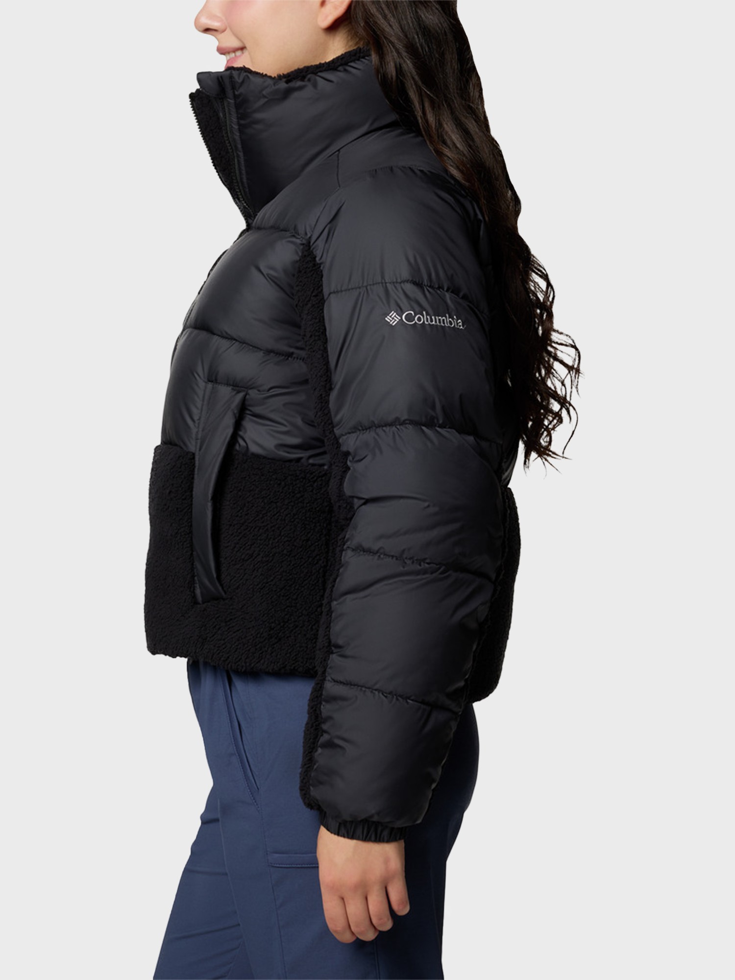 Куртка женская Columbia Leadbetter Point II Sherpa Hybrid сиреневая 2085601-010 изображение 3