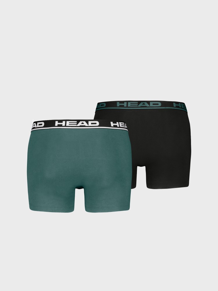 Боксеры мужские HEAD BASIC BOXER 2P зеленые 701202741029 изображение 3