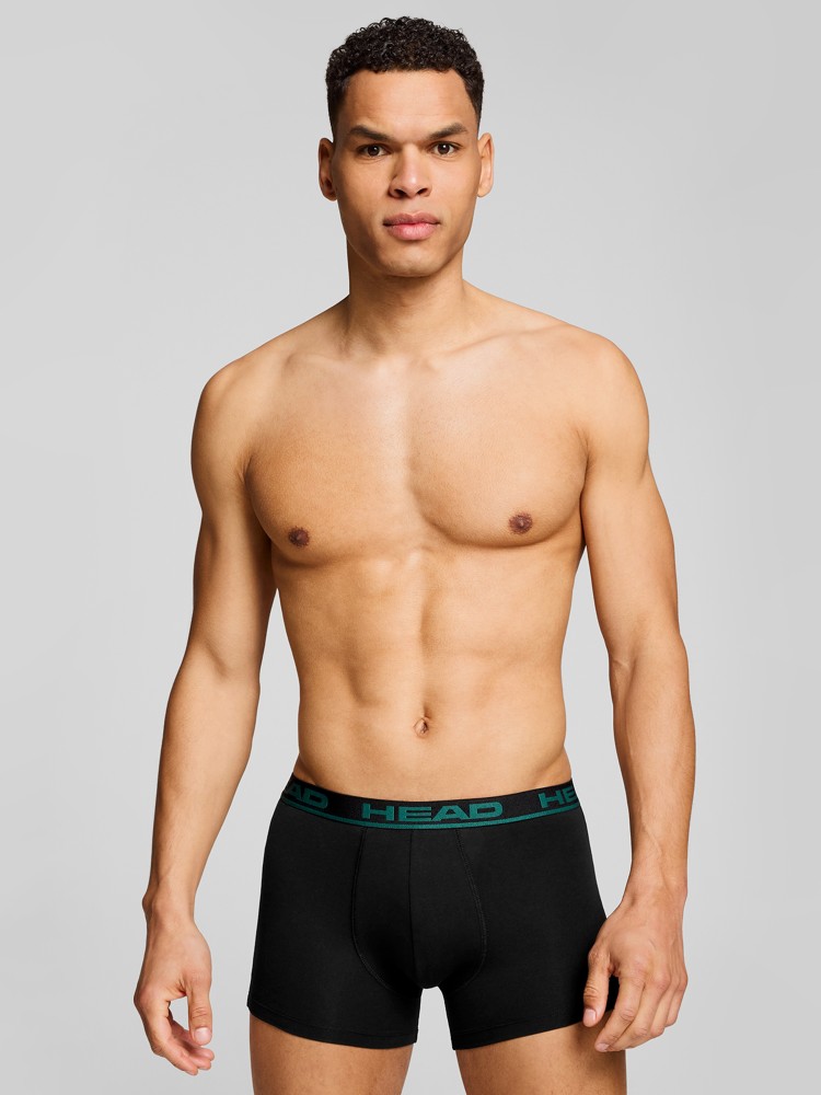 Боксеры мужские HEAD BASIC BOXER 2P зеленые 701202741029 изображение 5
