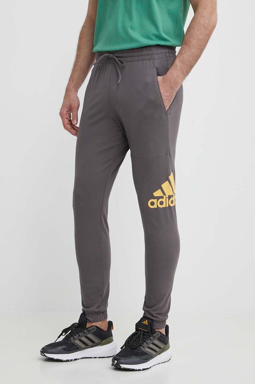 Брюки мужские Adidas ESS LGO T P SJ коричневые IR9989 изображение 2
