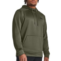 Толстовка мужская Under Armour UA Armour Fleece Hoodie оливковая 1373353-390 изображение 1