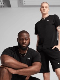 Футболка мужская Puma ESS Small Logo Tee черная 68253801 изображение 4