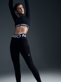 Леггинсы женские Nike W NP SCULPT DF HR TIGHT черные FV7382-010 изображение 6