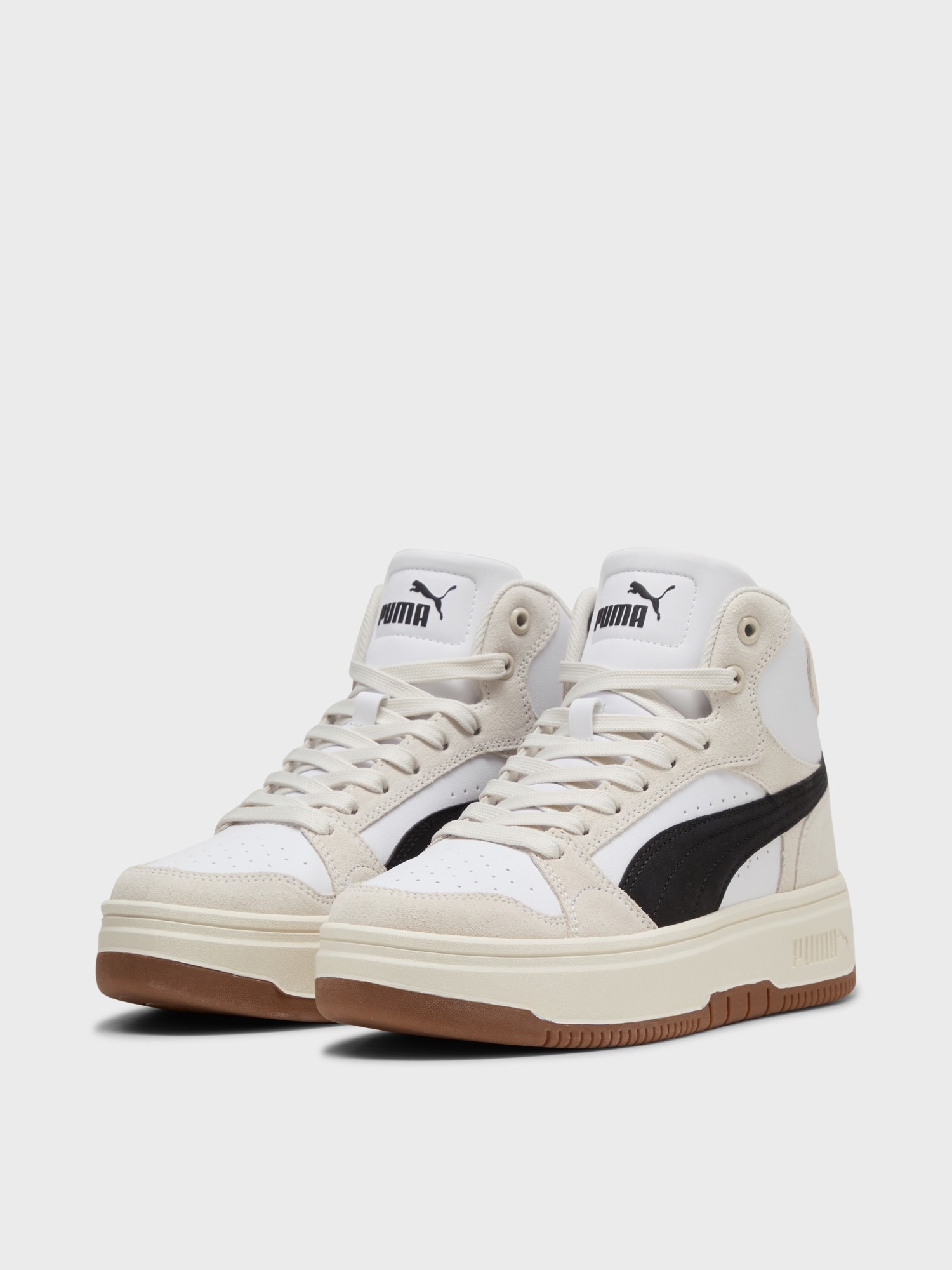 Кроссовки женские Puma Rebound Femme Mid SD молочные 40259501 изображение 4