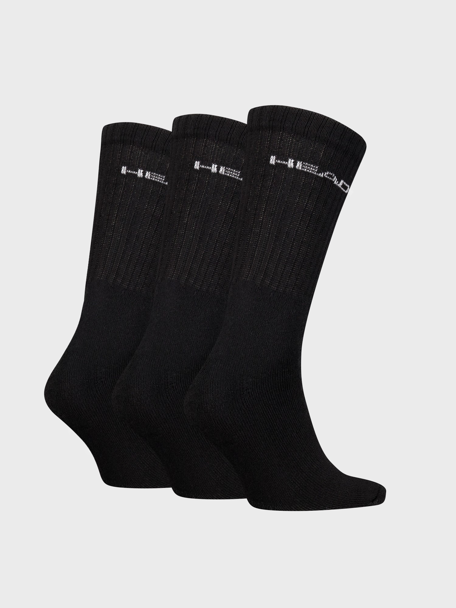 Носки HEAD ELEMENTS ALL SPORTS CREW 3P черные 701229008001 изображение 3