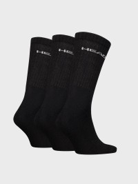 Носки HEAD ELEMENTS ALL SPORTS CREW 3P черные 701229008001 изображение 3
