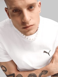 Футболка мужская Puma ESS Small Logo Tee белая 68253802 изображение 5