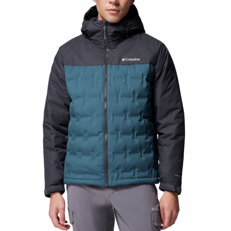 Куртка мужская Columbia Grand Trek™ III Down Hooded Jacket бирюзовая 2086111-429 изображение 1