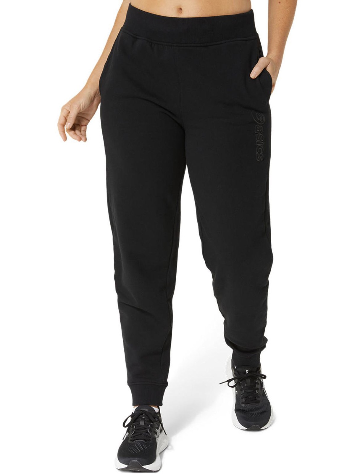Брюки женские Asics ASICS LOGO SWEATPANT черные 2032C844-002 изображение 2