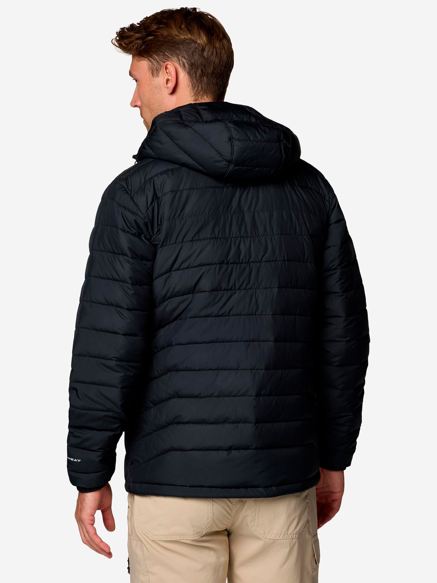 Куртка мужская Columbia Powder Lite™ II Hooded Jacket черная 2086941-010 изображение 4