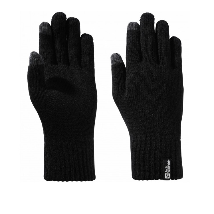 Перчатки мужские Jack Wolfskin RIB GLOVE черные 1911681-6000 изображение 1