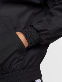 Толстовка женская Nike W NSW ESSNTL UV WVN JKT HD черная FV6298-010 изображение 6