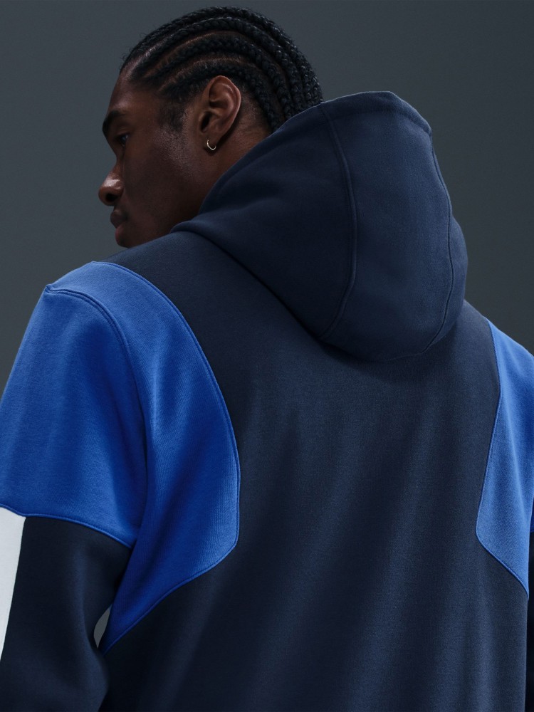 Костюм мужской Nike M NK CLUB FLEECE HDED TRACK GX темно-синий HV1165-451 изображение 5