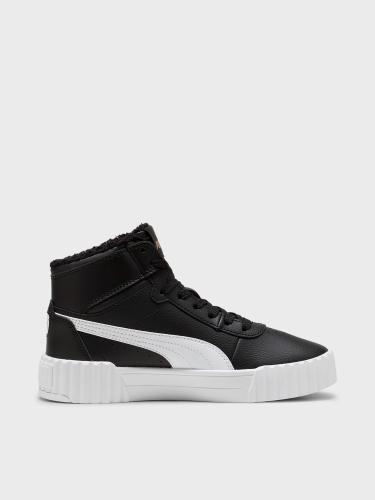 Кроссовки детские Puma Carina 3.0 Mid WTR Jr черные 40358001 изображение 2