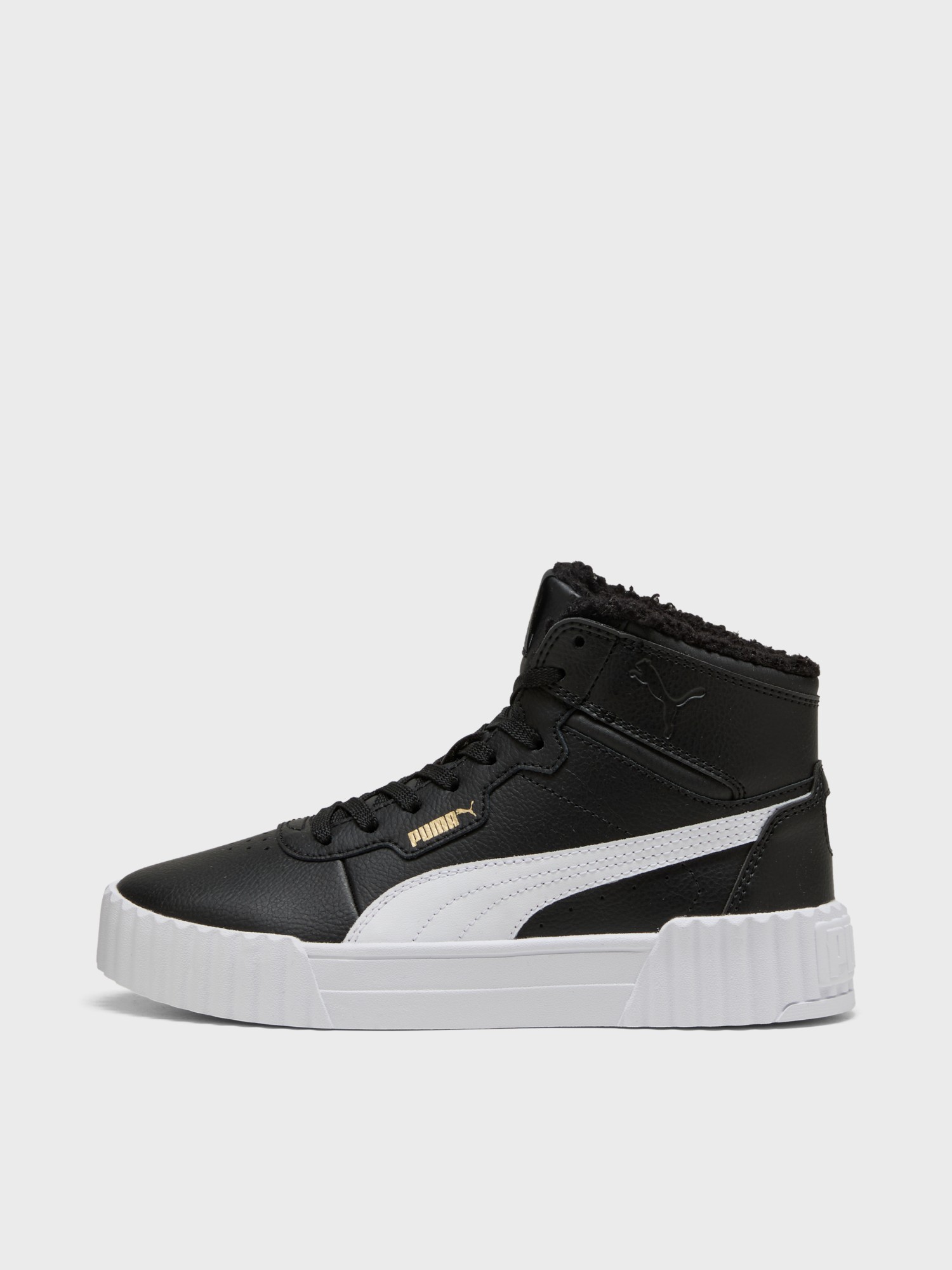Кроссовки детские Puma Carina 3.0 Mid WTR Jr черные 40358001 изображение 3