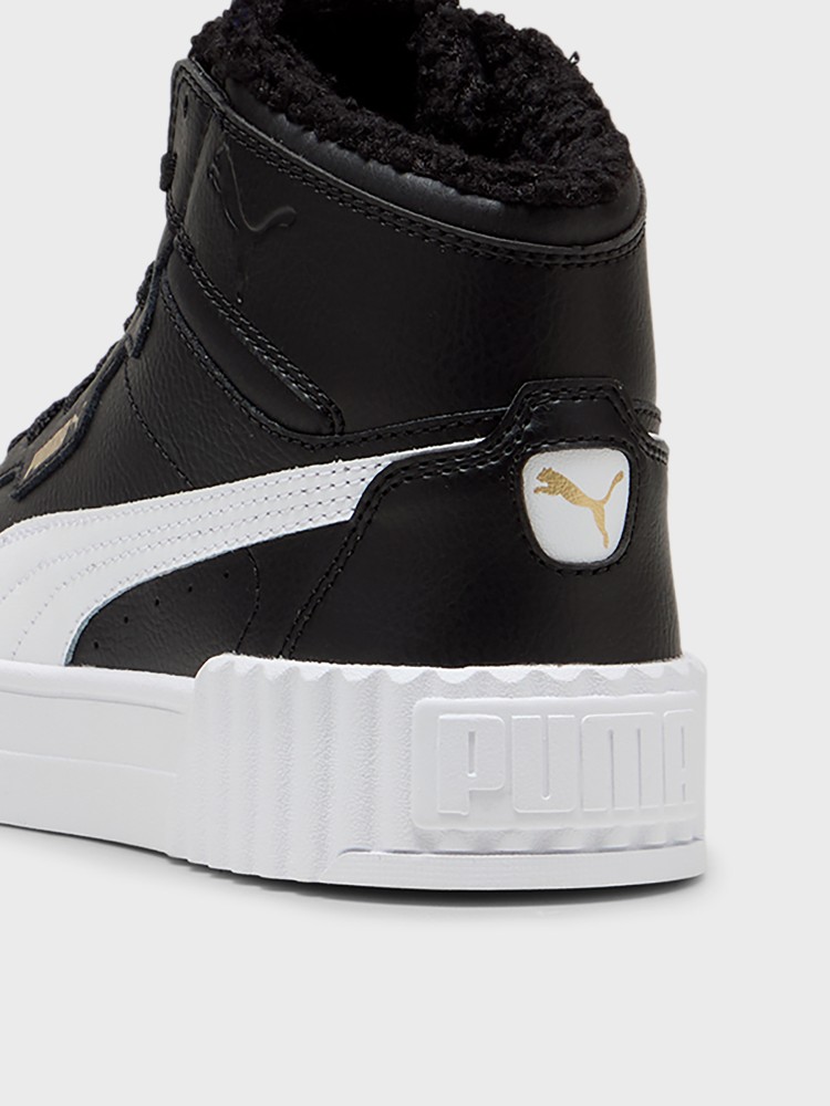 Кроссовки детские Puma Carina 3.0 Mid WTR Jr черные 40358001 изображение 5