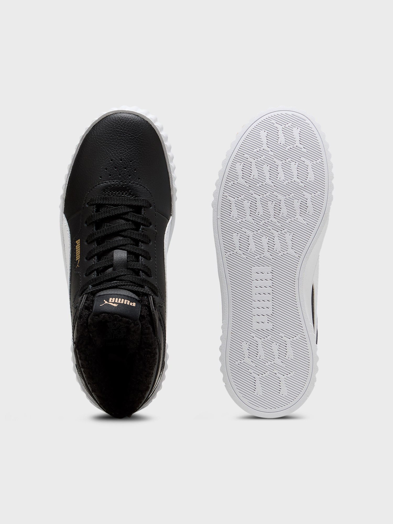 Кроссовки детские Puma Carina 3.0 Mid WTR Jr черные 40358001 изображение 7