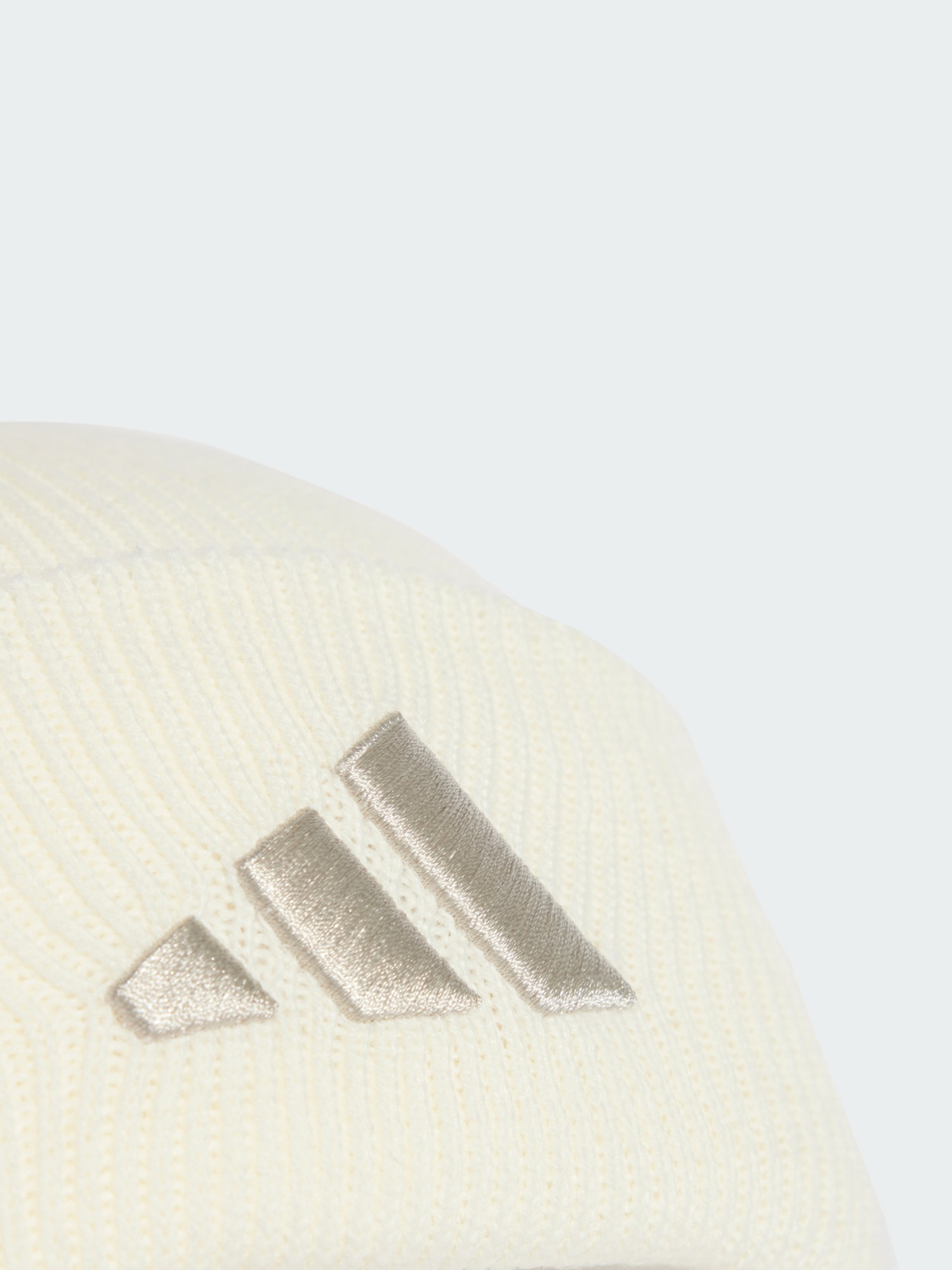 Шапка  Adidas NEW LOG BEA CUF молочная JX5745 изображение 4