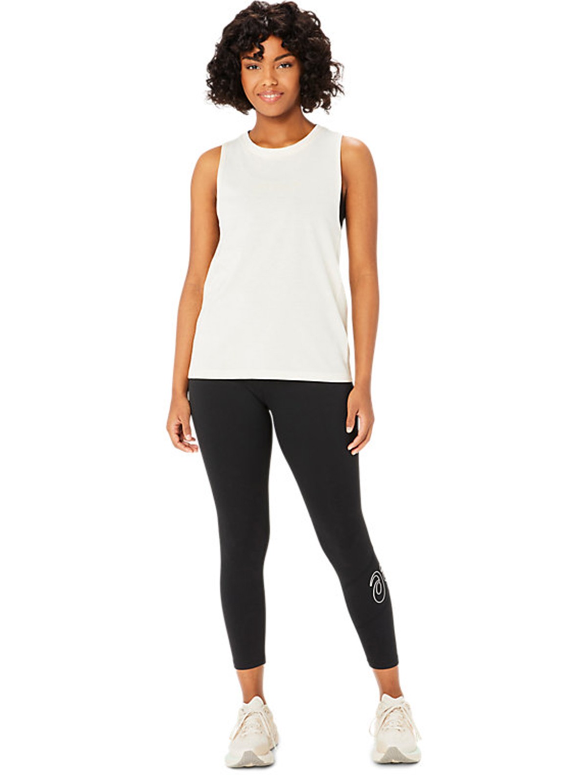 Леггинсы женские Asics ASICS LOGO 7/8 TIGHT черные 2032C943-001 изображение 6