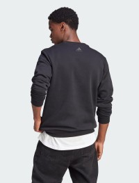 Толстовка мужская Adidas M BL FL SWT черная IB3995 изображение 3