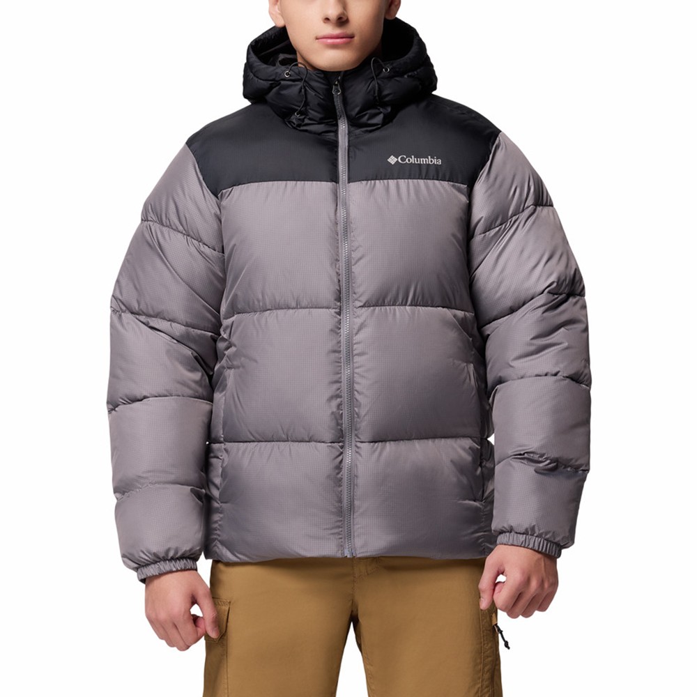 Куртка мужская Columbia Puffect™ II Hooded Jacket темно-серая 2086851-023