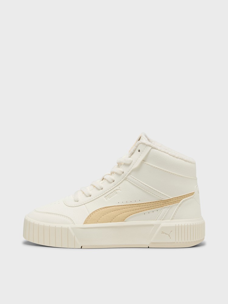 Кроссовки женские Puma Carina Mia Mid WTR молочные 40358402 изображение 3