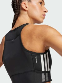 Майка женская Adidas ADIZERO CROP W черная JN7162 изображение 5