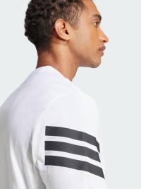 Футболка мужская Adidas M FI 3S REG T белая JD4880 изображение 5