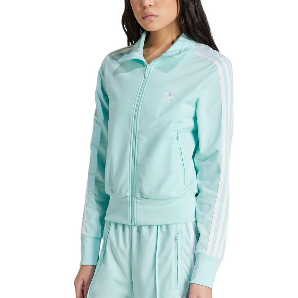 Толстовка женская Adidas FIREBIRD  TT голубая JC8266