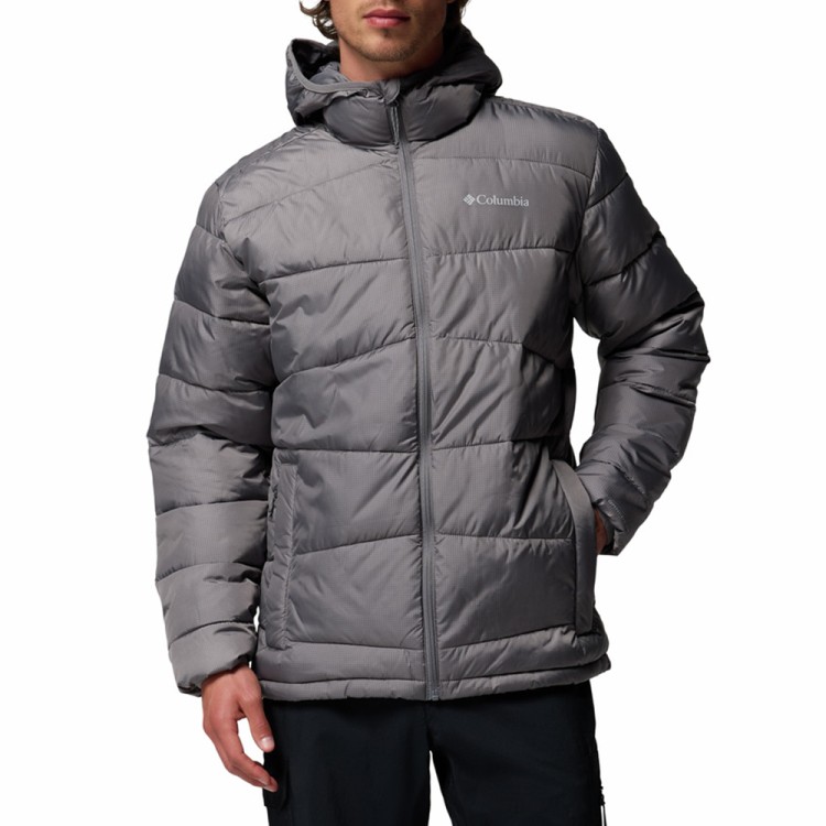 Куртка мужская Columbia Fivemile Butte™ II Hooded Jacket темно-серая 2086911-023 изображение 1