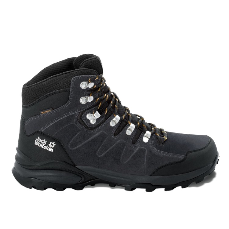 Ботинки мужские Jack Wolfskin REFUGIO TEXAPORE MID M черные 4049841-6357 изображение 1