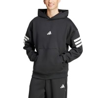 Толстовка мужская Adidas M FI 3S HD черная JD4838 изображение 2