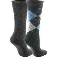 Носки Columbia 2PACK COTTON/ROMB 2 серые RCS002-GR изображение 2