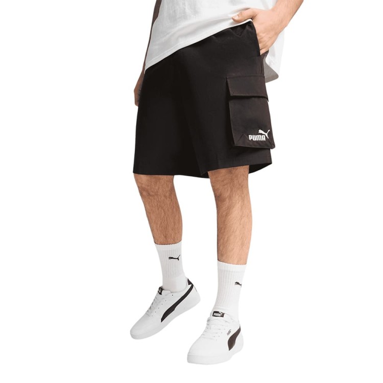 Шорты мужские Puma ESS Woven Cargo Shorts черные 68266401 изображение 1