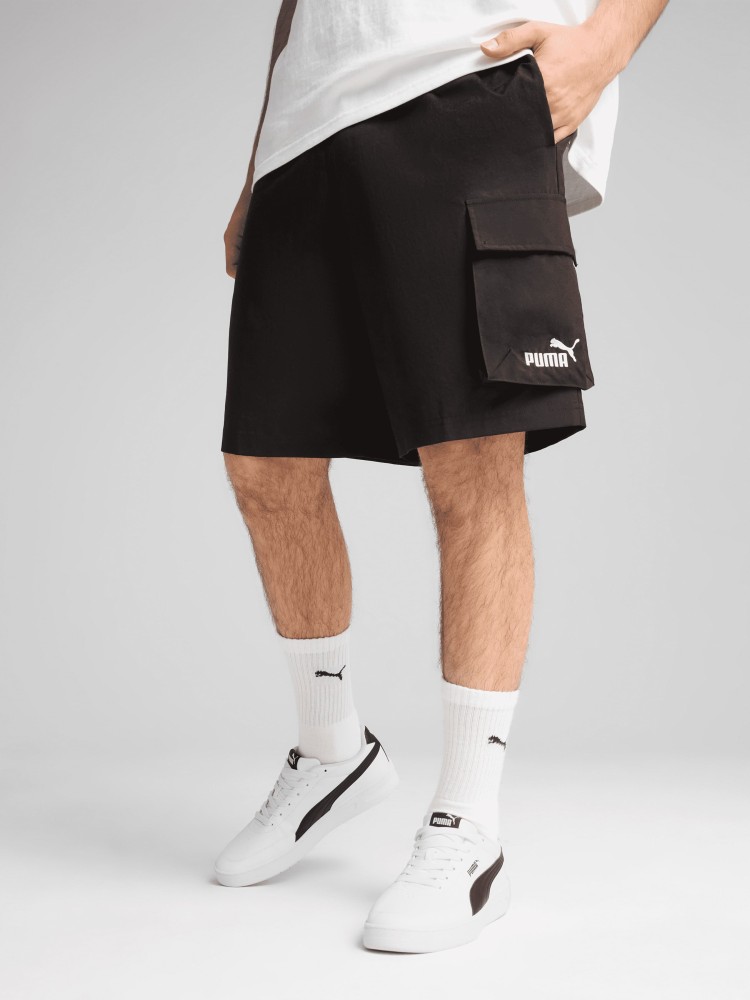 Шорты мужские Puma ESS Woven Cargo Shorts черные 68266401 изображение 2