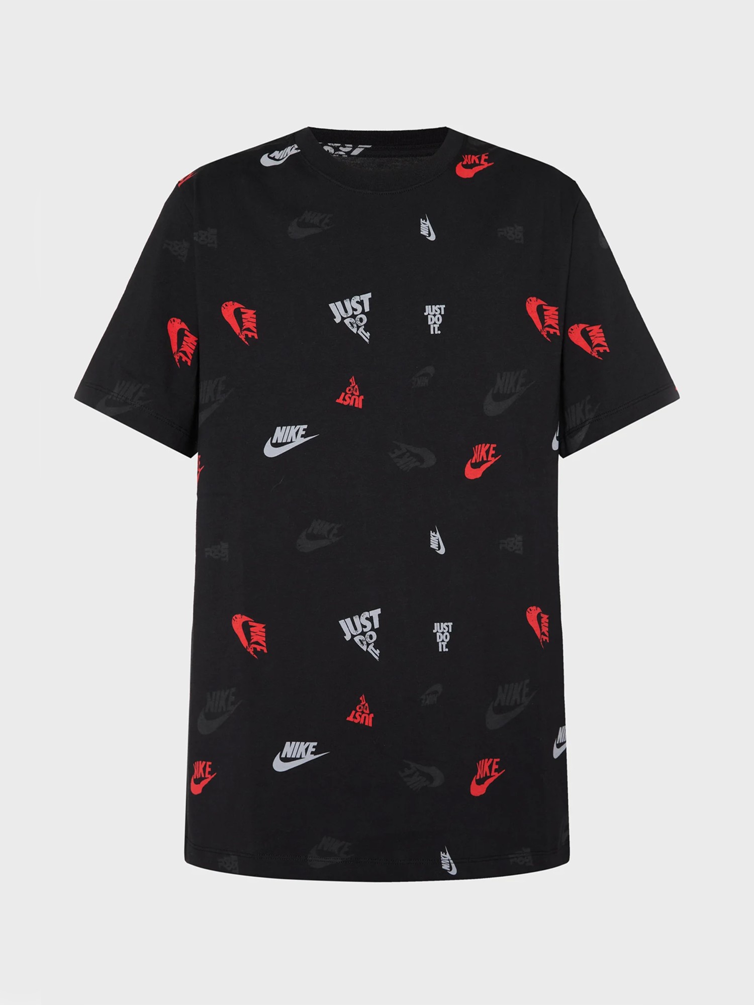 Футболка мужская Nike M NSW TEE 12MO AOP SP25 черная HJ0561-010 изображение 2