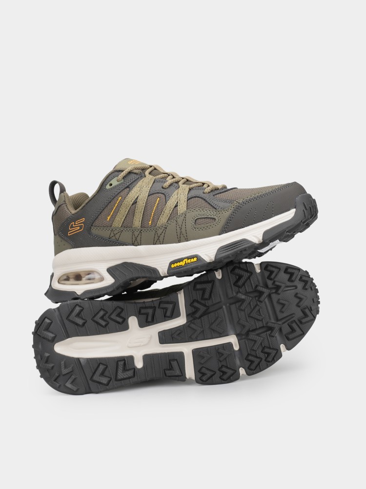 Кроссовки мужские Skechers SKECH-AIR ENVOY оливковые 237211 OLV изображение 5