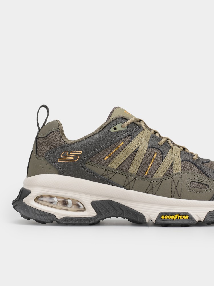 Кроссовки мужские Skechers SKECH-AIR ENVOY оливковые 237211 OLV изображение 6