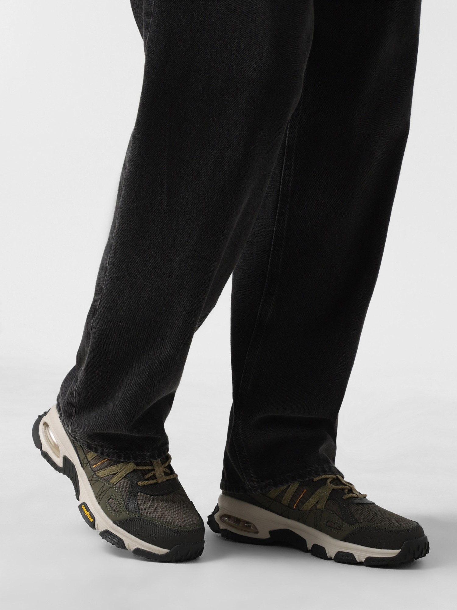 Кроссовки мужские Skechers SKECH-AIR ENVOY оливковые 237211 OLV изображение 7