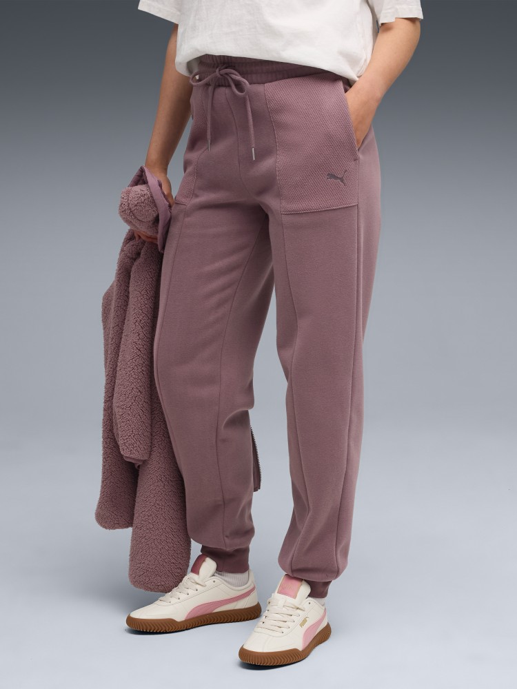 Брюки женские Puma HER High-Waist Sweatpants фиолетовые 63301288 изображение 3