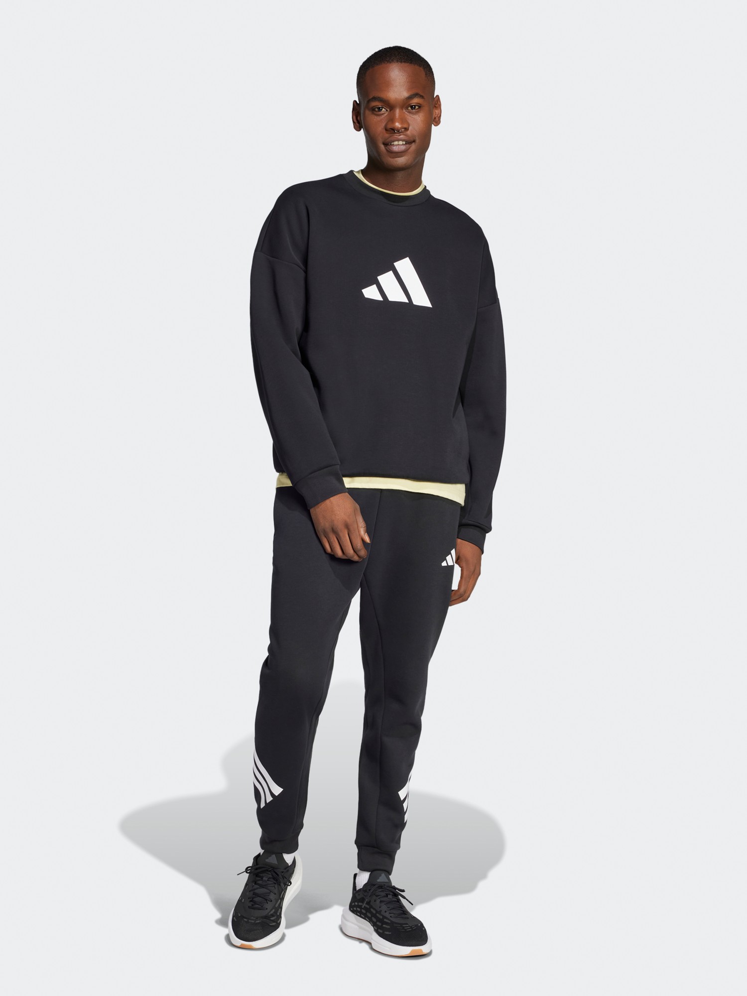Брюки мужские Adidas M FI 3S PT черные JD4863 изображение 6