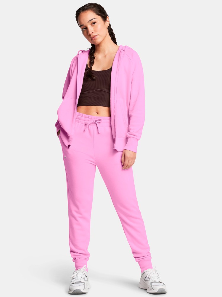 Брюки женские Under Armour UA Rival Fleece Jogger розовые 1379438-638 изображение 10