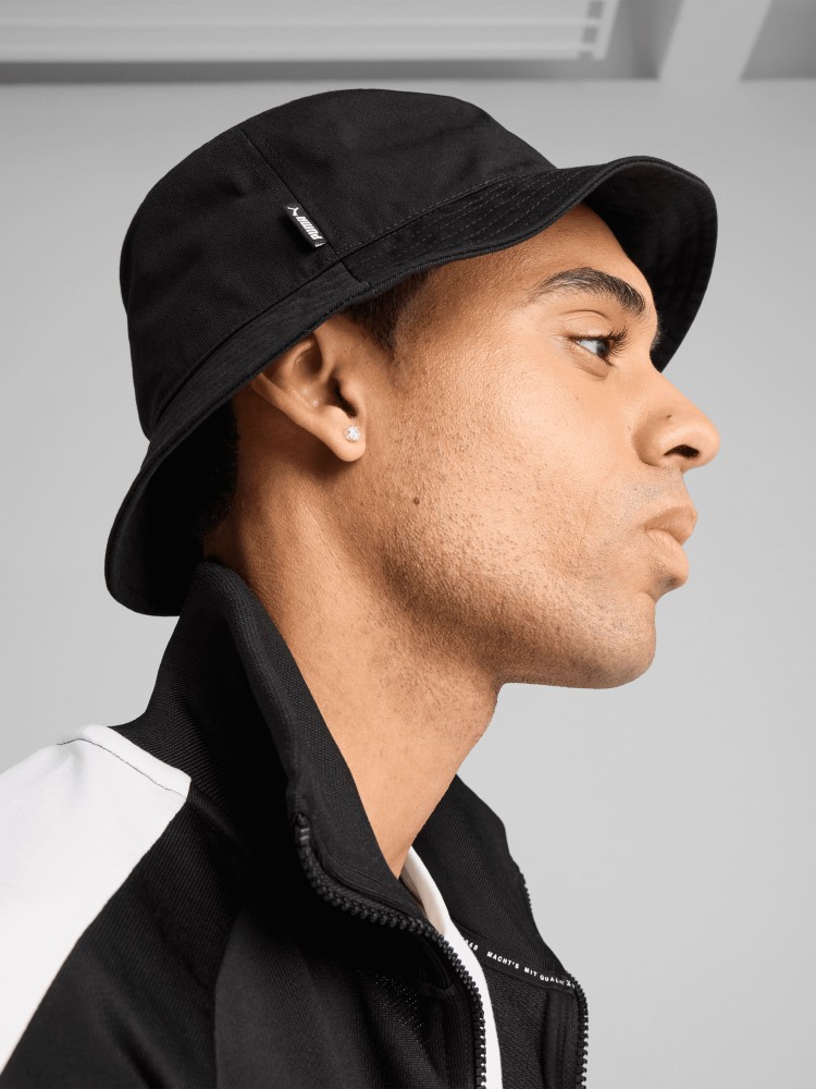 Панама Puma ESS NO.1 LOGO Bucket Hat черная 02598101 изображение 5