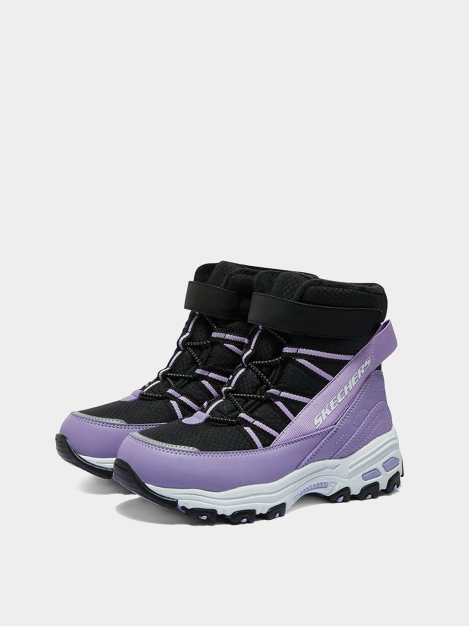Ботинки детские Skechers D'LITES черные 664200L BKLV изображение 5
