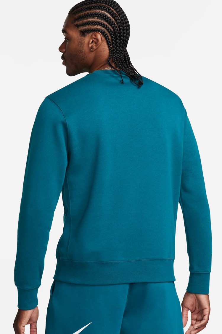 Толстовка мужская Nike M NSW CLUB CRW BB бирюзовая BV2662-381 изображение 3