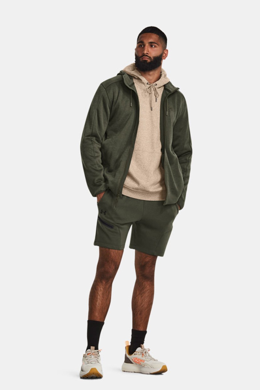 Толстовка мужская Under Armour UA ESSENTIAL SWACKET оливковая 1378824-390 изображение 5