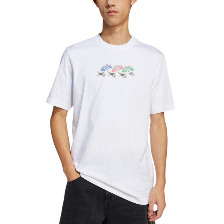 Футболка мужская Adidas Q12 TS ROLLER белая JD0706 изображение 1